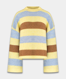 HARPER & YVE |  ALEX JUMPER - MULTI STRIPE YELLOW
