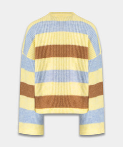 HARPER & YVE |  ALEX JUMPER - MULTI STRIPE YELLOW