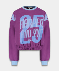 HARPER & YVE |  HOW WE PARTY SWEATER - PERFECT PURPLE