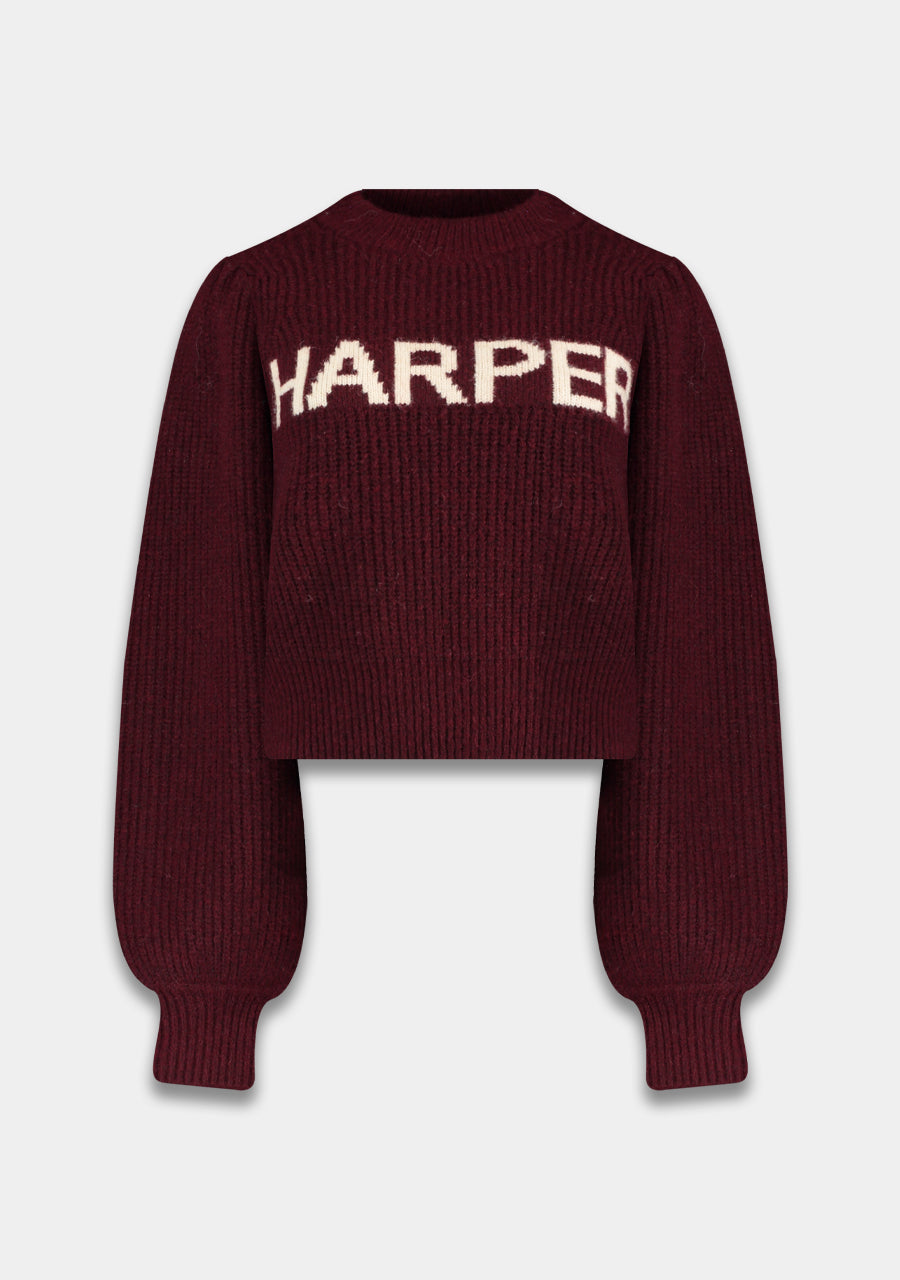 HARPER & YVE |  LYSANNE JUMPER - WINE BERRY