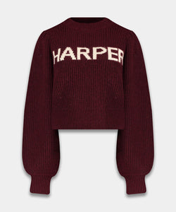 HARPER & YVE |  LYSANNE JUMPER - WINE BERRY
