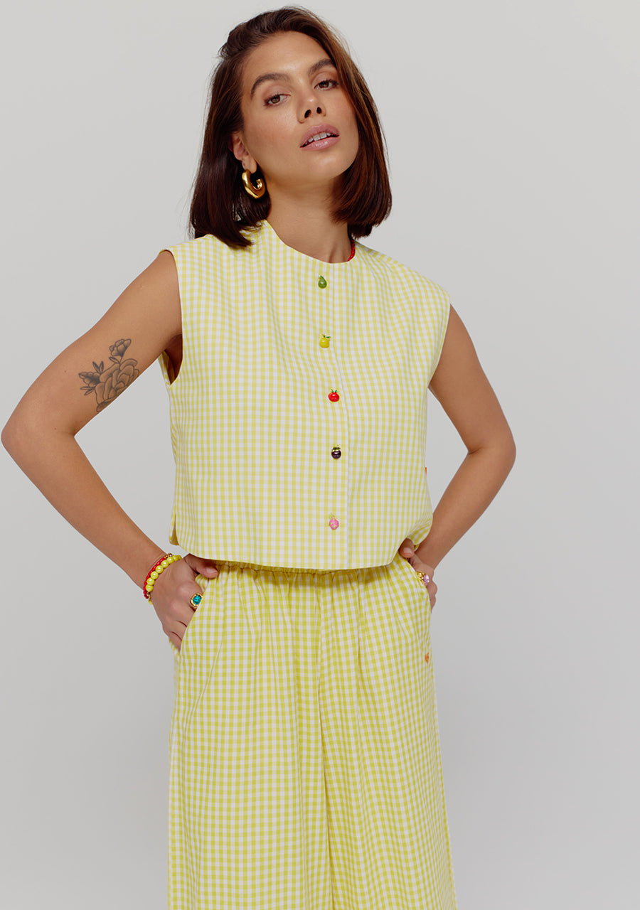 HARPER & YVE | TESSA '25 COLLECTION: CHARLIE SS GILET - LEMON