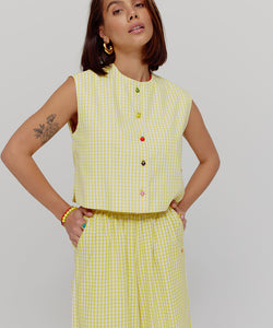 HARPER & YVE | TESSA '25 COLLECTION: CHARLIE SS GILET - LEMON