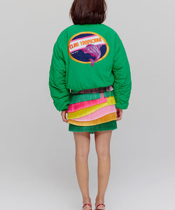 HARPER & YVE | TESSA '25 COLLECTION: TESSA BOMBER JACKET - FUNKY GREEN