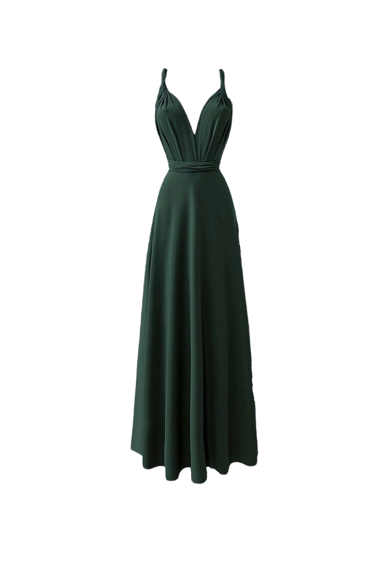 INFINITY DRESS - DARK GREEN