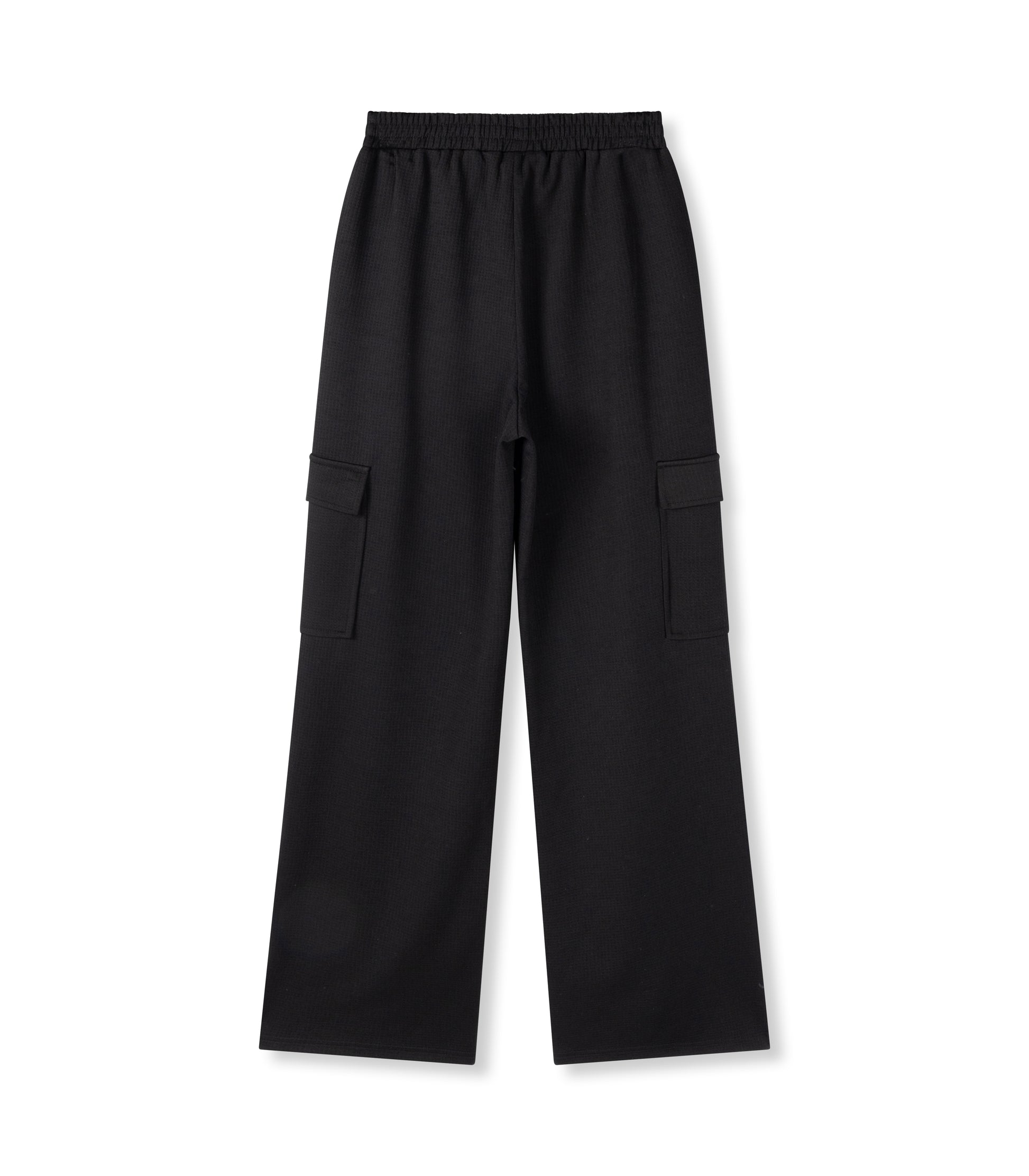 REFINED DEPARTMENT | YUMA KNITTED CARGO PANTS - BLACK