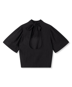 REFINED DEPARTMENT | FLO BLOUSE - BLACK