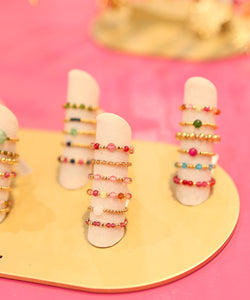 MABLE | RING - FACET RED & PINK