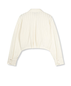 REFINED DEPARTMENT | LYLOE KNITTED BLOUSE - CREAMY/WHITE