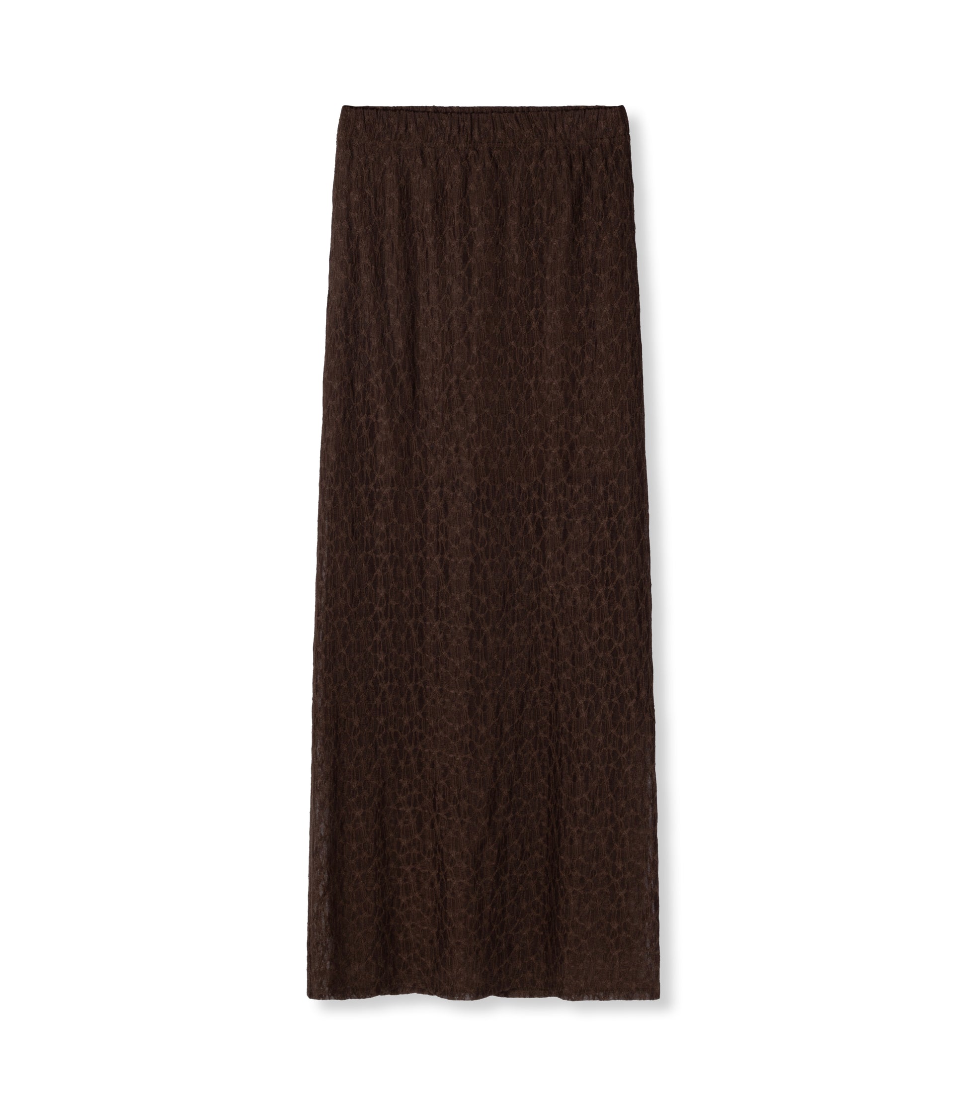 REFINED DEPARTMENT | JASMIJN LACE SKIRT - BROWN