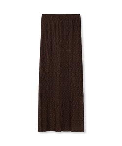 REFINED DEPARTMENT | JASMIJN LACE SKIRT - BROWN