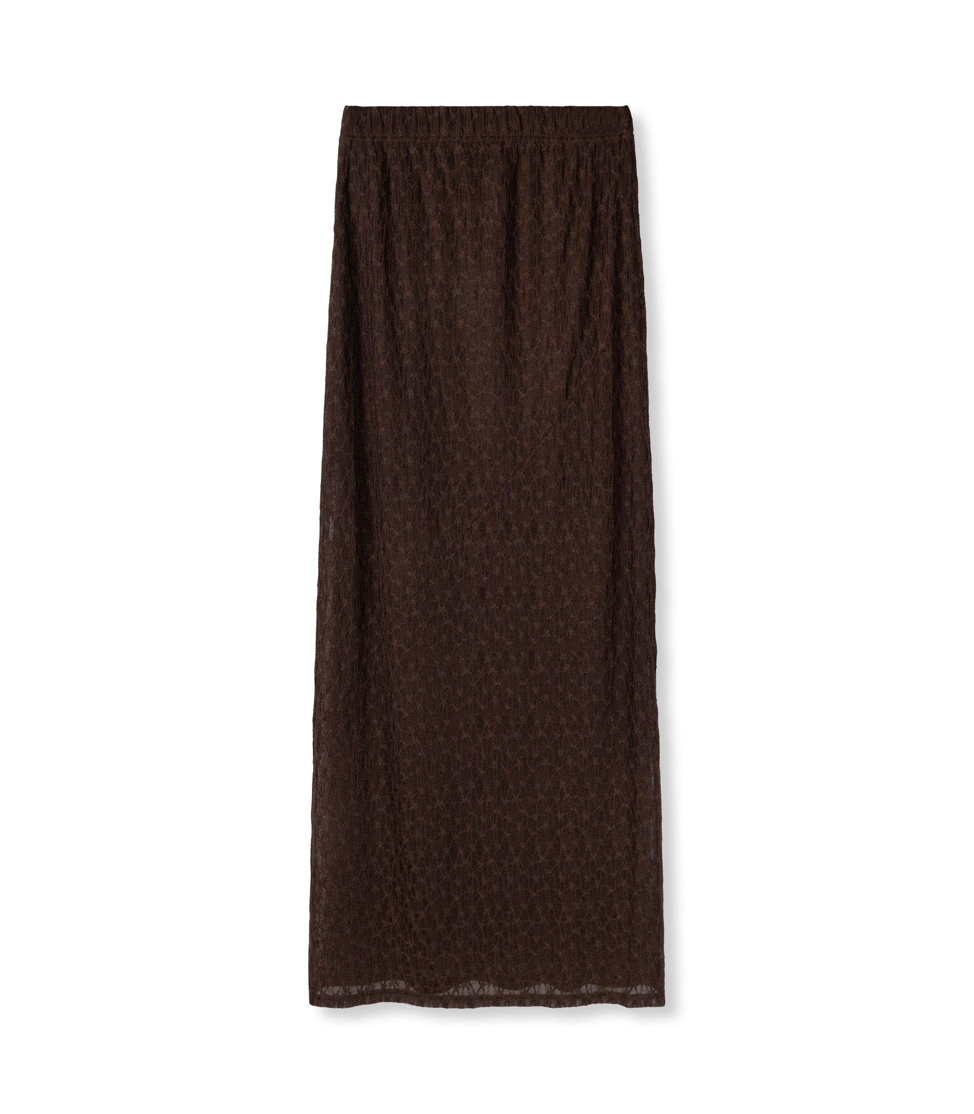 REFINED DEPARTMENT | JASMIJN LACE SKIRT - BROWN