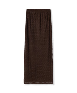 REFINED DEPARTMENT | JASMIJN LACE SKIRT - BROWN