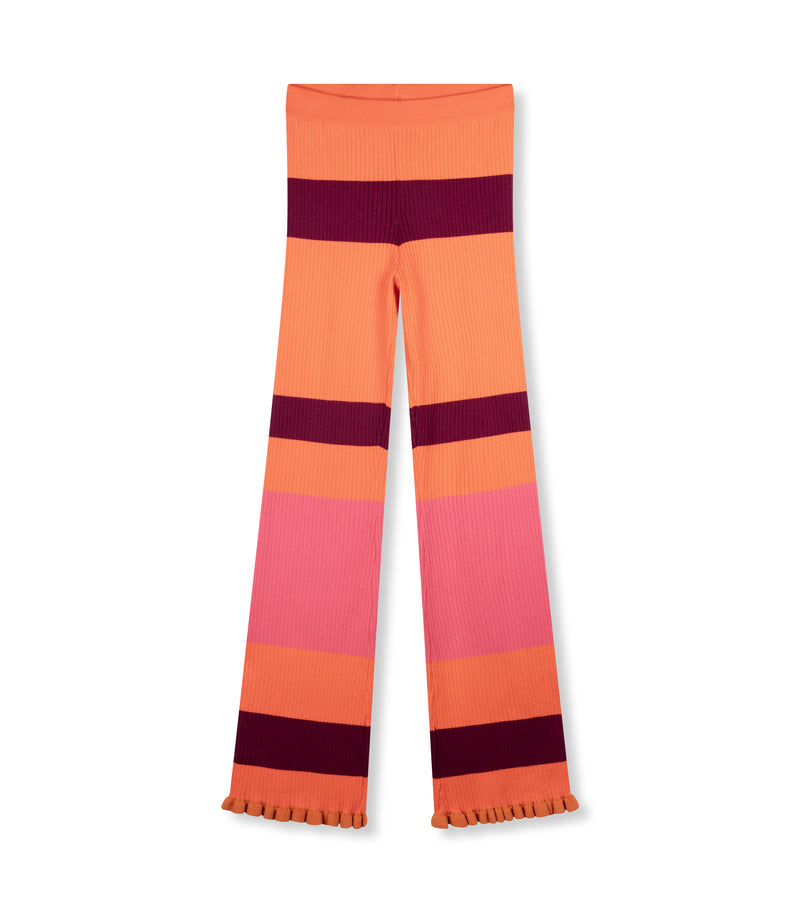 REFINED DEPARTMENT | LUCA KNITTED PANTS - ORANGE