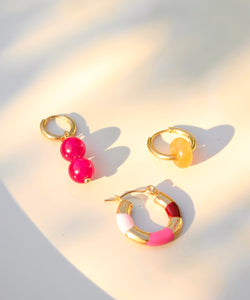 MABLE | EARRING - DONUT ORANGE