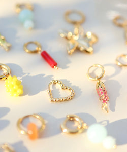 MABLE | EARRING - DONUT ORANGE