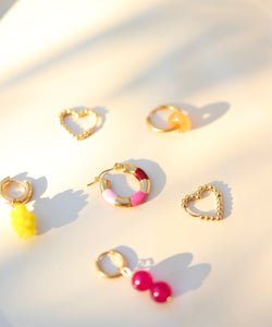 MABLE | EARRING - DONUT ORANGE