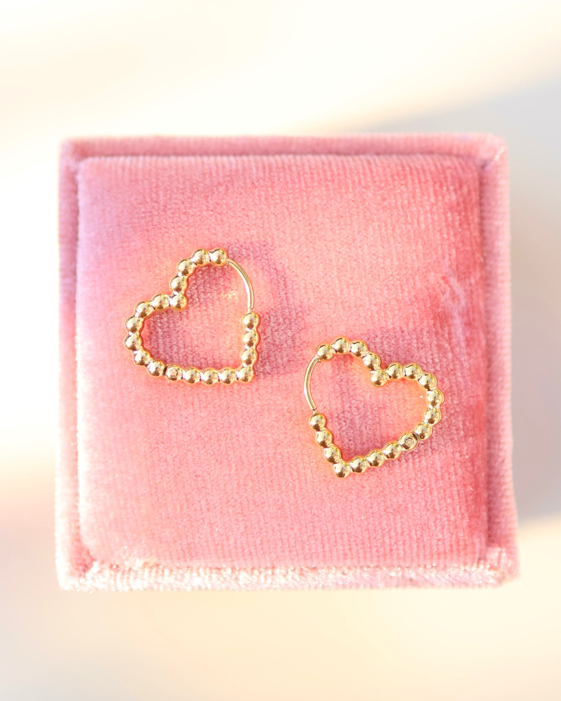 MABLE | EARRING - BUBBLY HEART GOLD