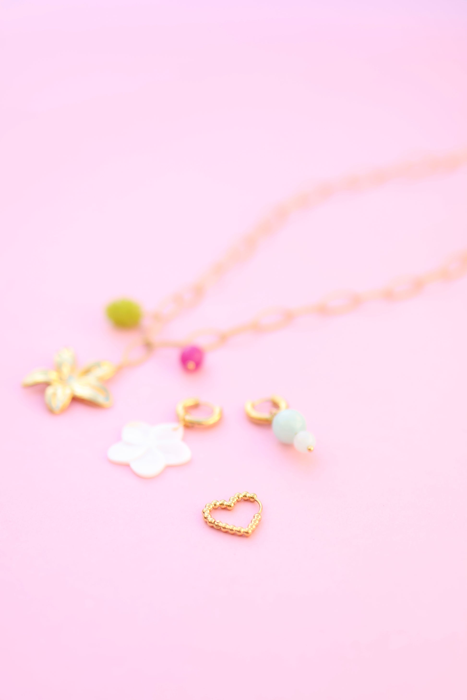 MABLE | EARRING - BUBBLY HEART GOLD
