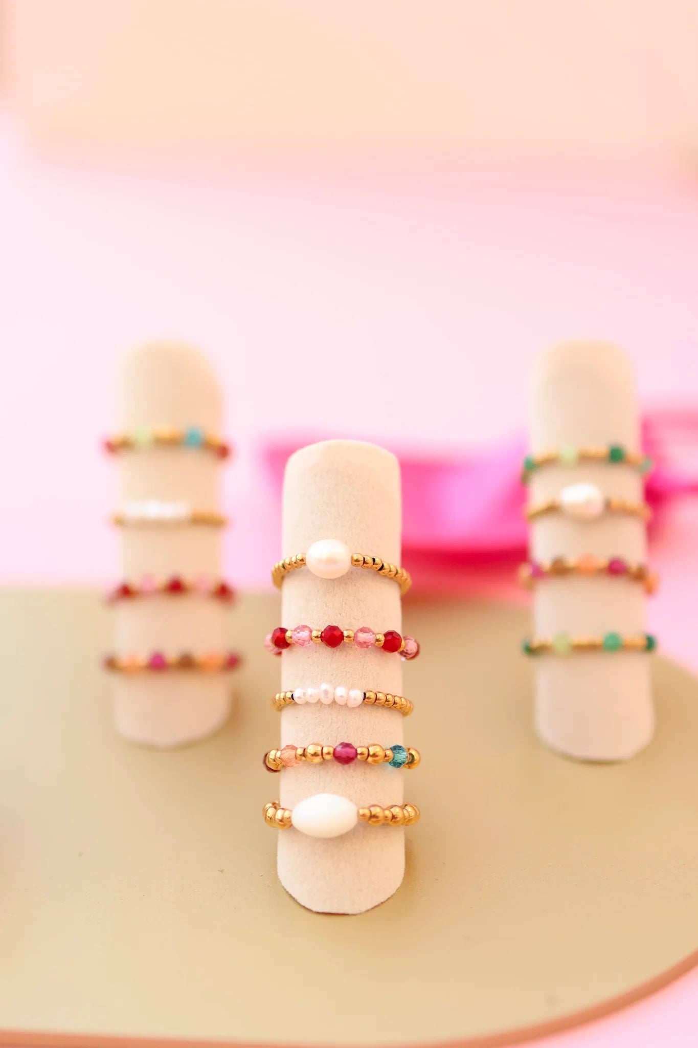 MABLE | RING - FACET RED & PINK
