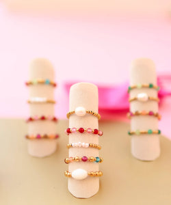 MABLE | RING - FACET RED & PINK