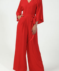 LOBKE JUMPSUIT - RED