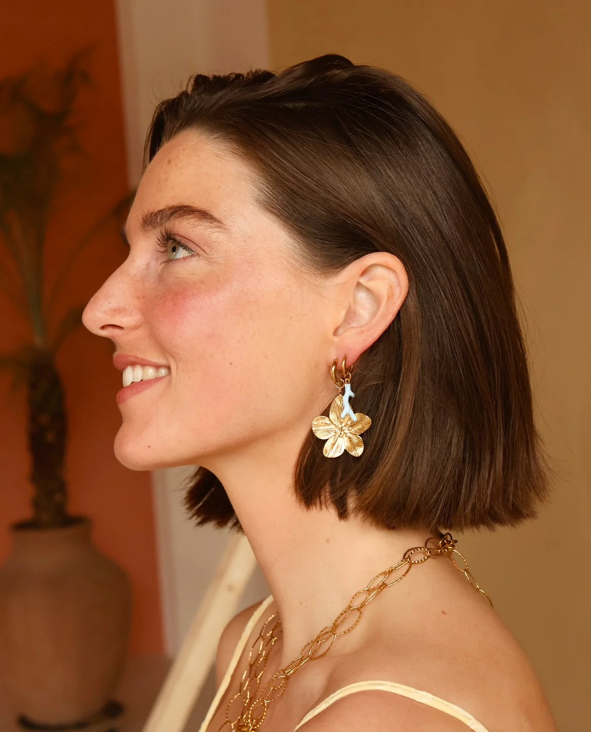 MABLE | EARRING - CORAL BLUE