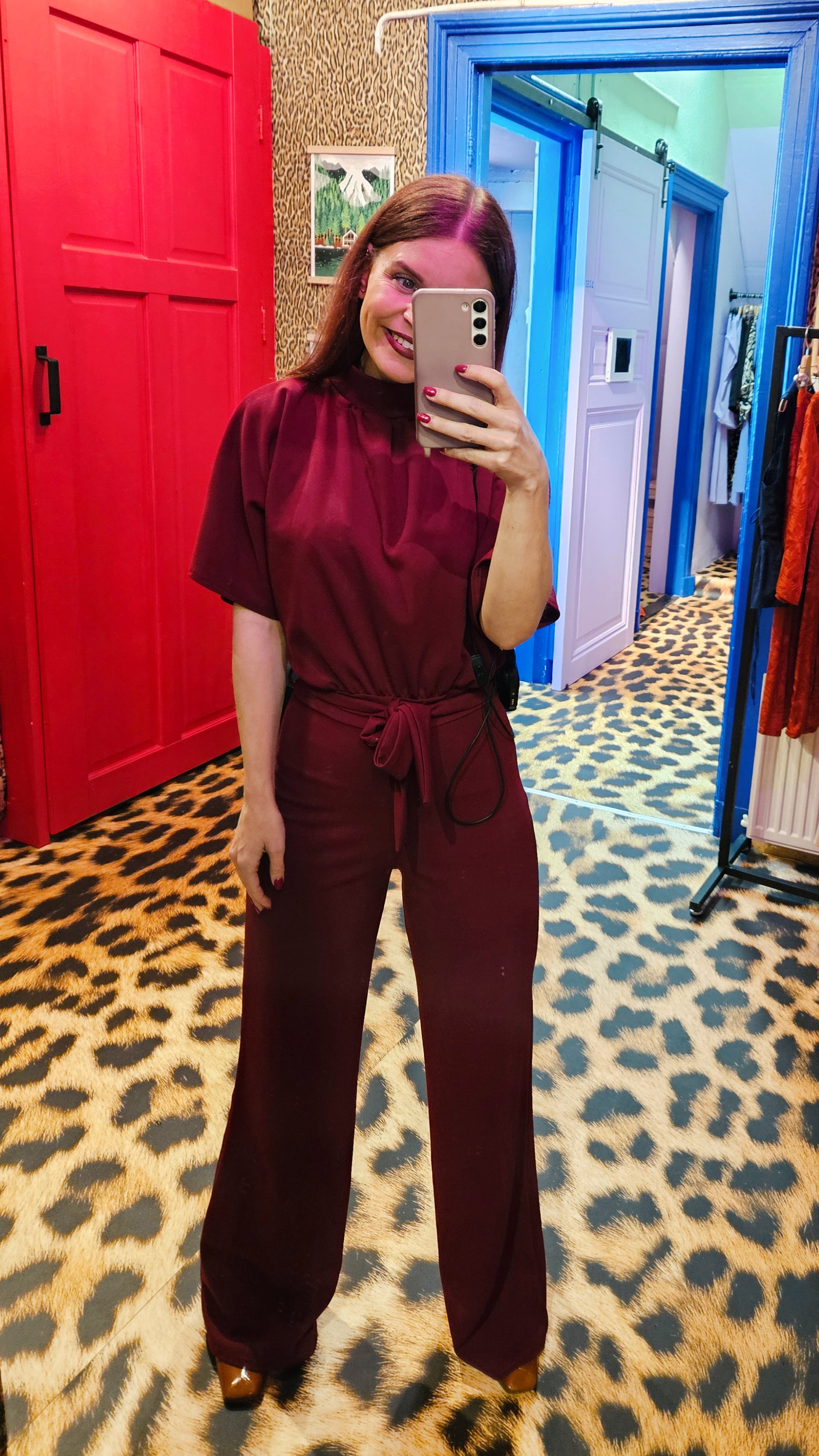 JUMPSUIT | GIRL TURTLENECK - BORDEAUX