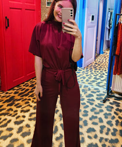 JUMPSUIT | GIRL TURTLENECK - BORDEAUX