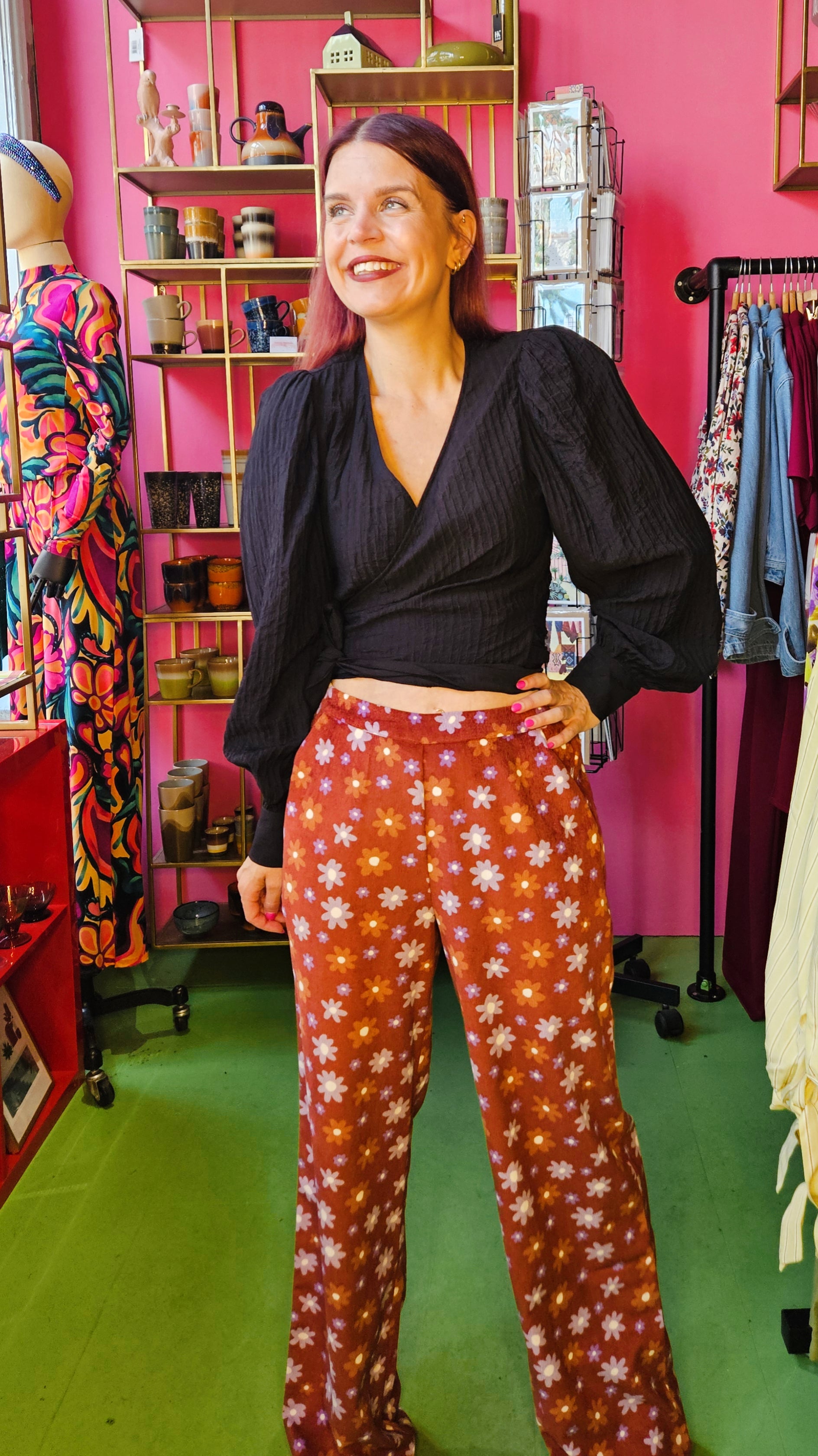 COMPAÑÍA FANTASTICA | FLOWER POWER PANTS - FLORAL MONTANA