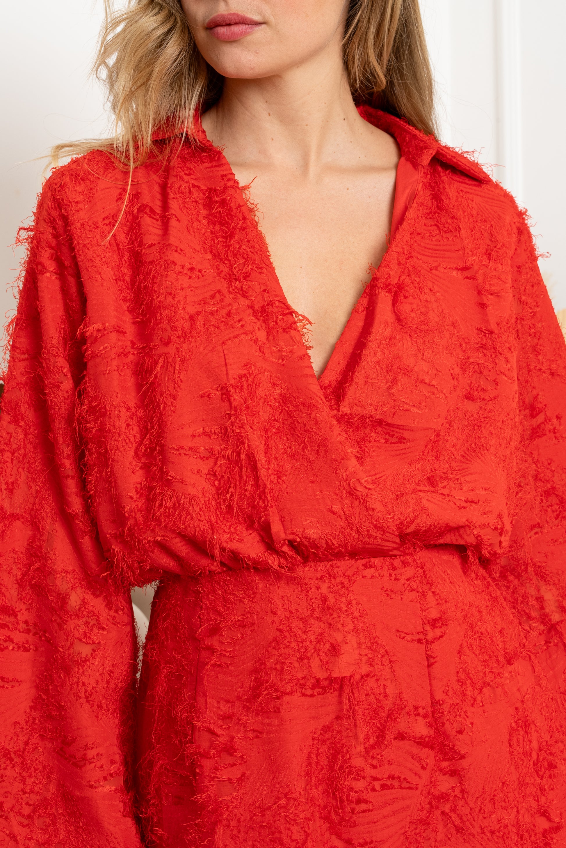 LEMONADE MOMENTS DRESS - RED