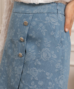 GABI DENIM SKORT - BLUE