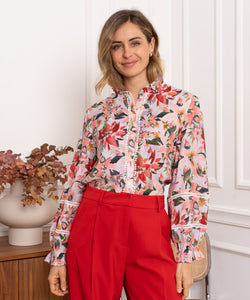 ZANI FLOWER BLOUSE - MULTI