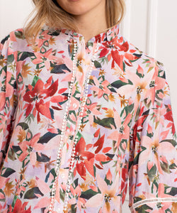 ZANI FLOWER BLOUSE - MULTI