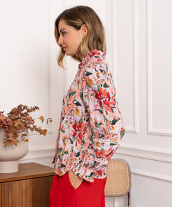 ZANI FLOWER BLOUSE - MULTI