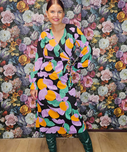 COMPAÑÍA FANTÁSTICA | APRICOT LS WRAP TOP - VIOLET