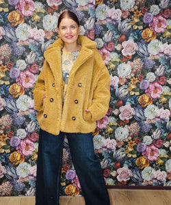 GUILLARD MUSTARDE KNIT - BLUE/MUSTARD