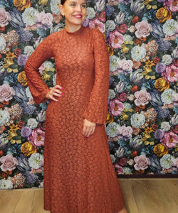 COMPAÑÍA FANTÁSTICA | KINGCUP LONG DRESS - TERRACOTTA