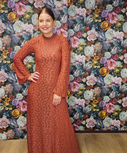 COMPAÑÍA FANTÁSTICA | KINGCUP LONG DRESS - TERRACOTTA