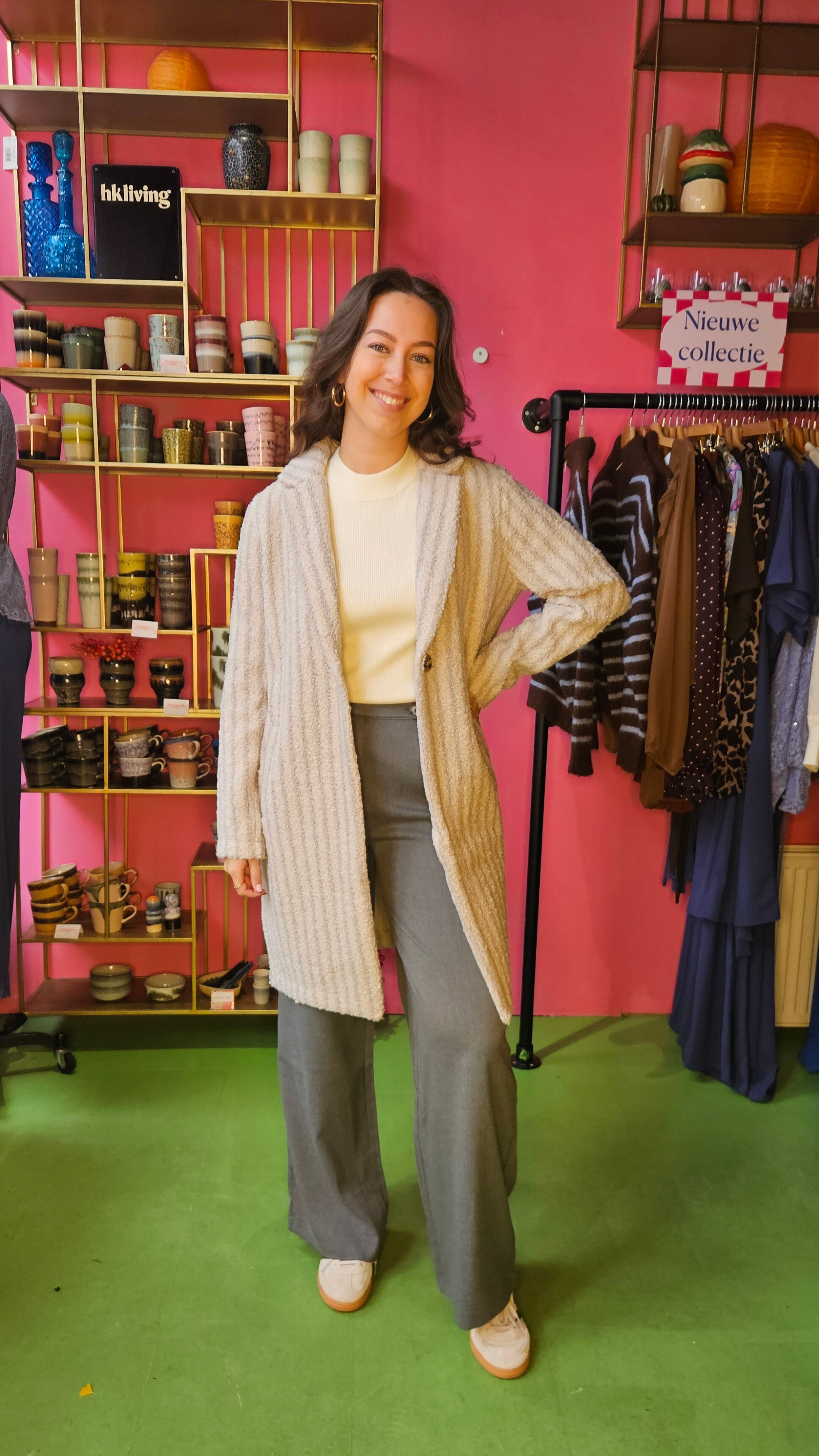 GRANULADO TROUSERS - GREY