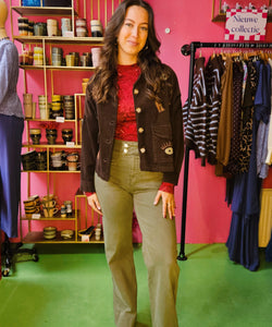 NOE CORDUROY BLAZER - BROWN