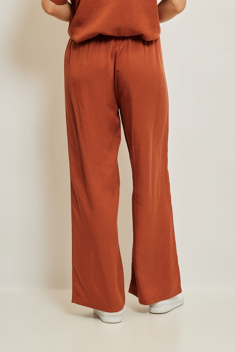 KATE LYOCELL PANTS - RUST