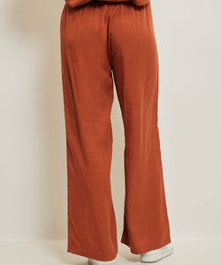 KATE LYOCELL PANTS - RUST