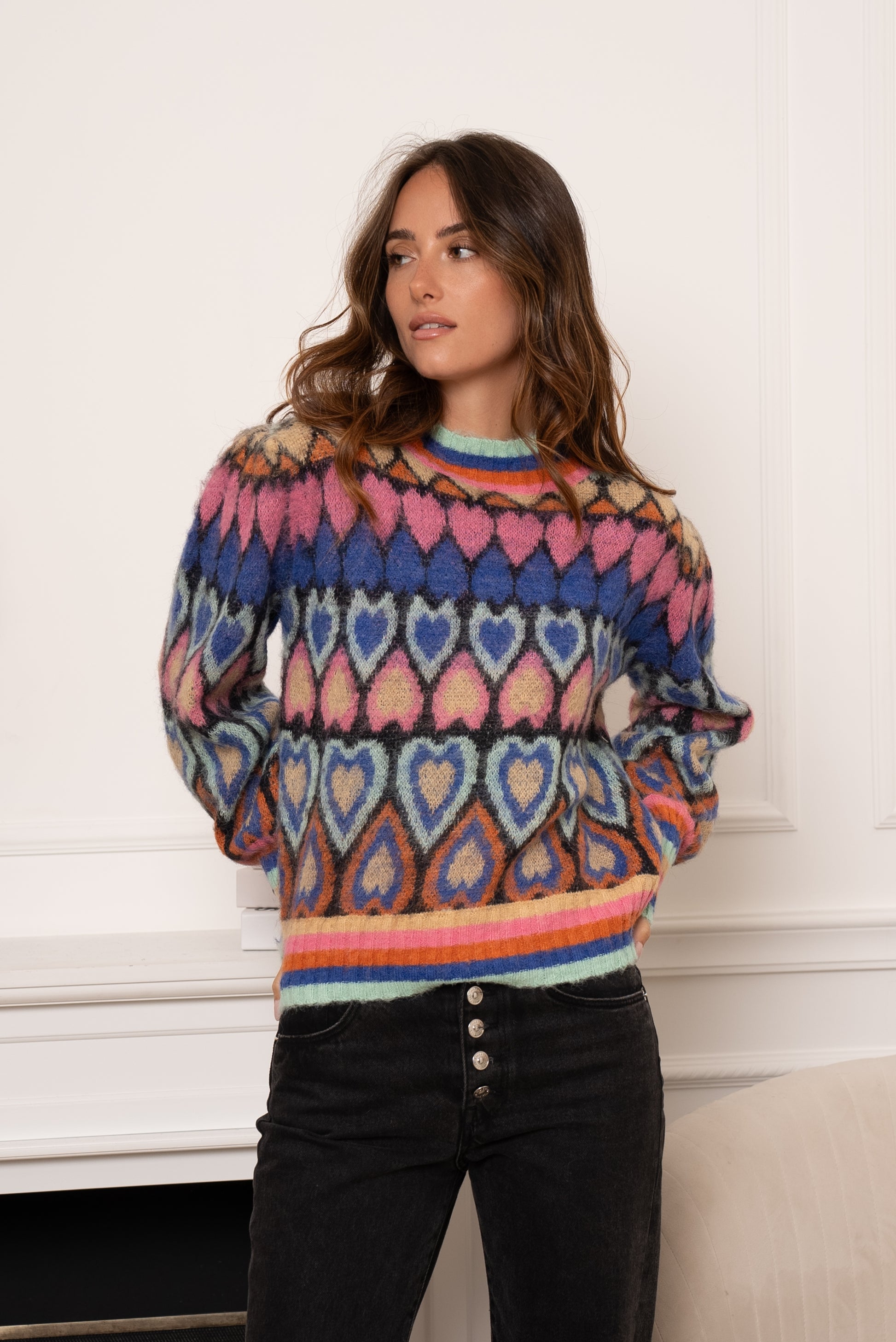 HEARTTHIEF KNIT -BLUE