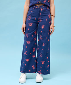 VONNI DENIM JEANS - NAVY/PINK