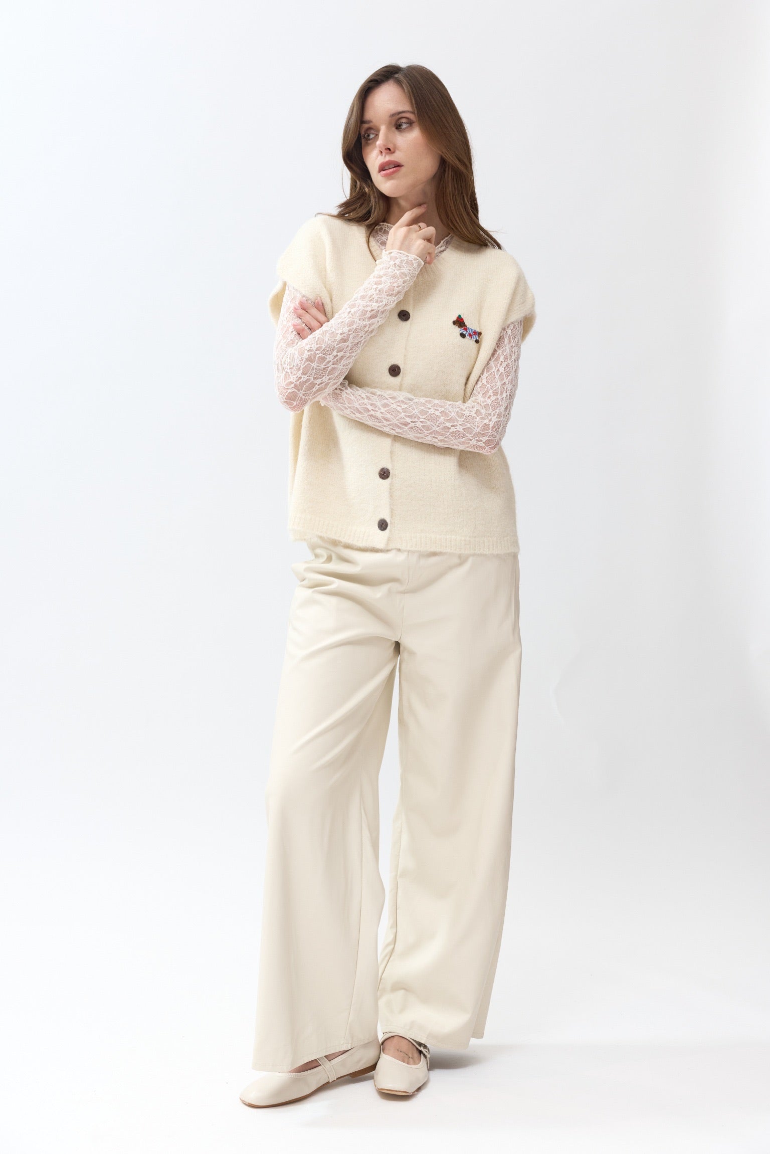 JESSIE SPENCER KNIT - ECRU