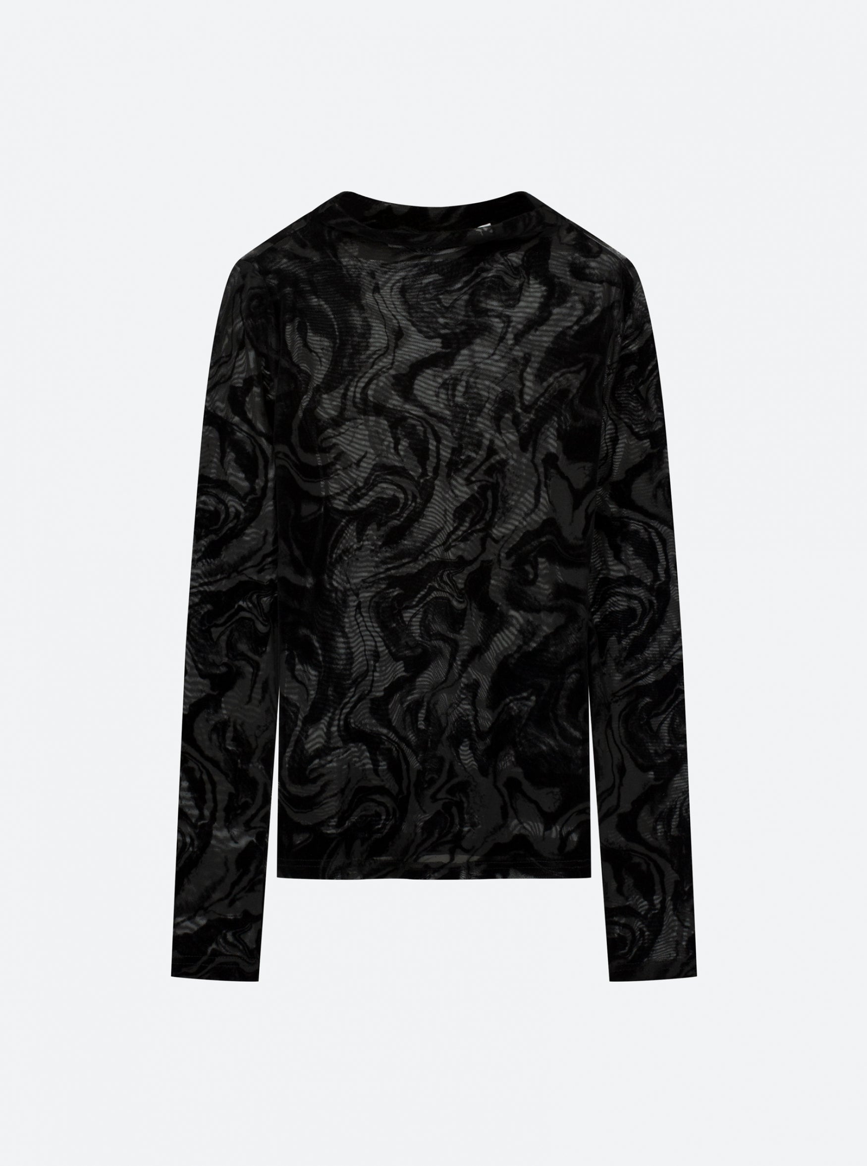 NOUS SOMMES LABELS | IZZIE VELVE TOP - BLACK