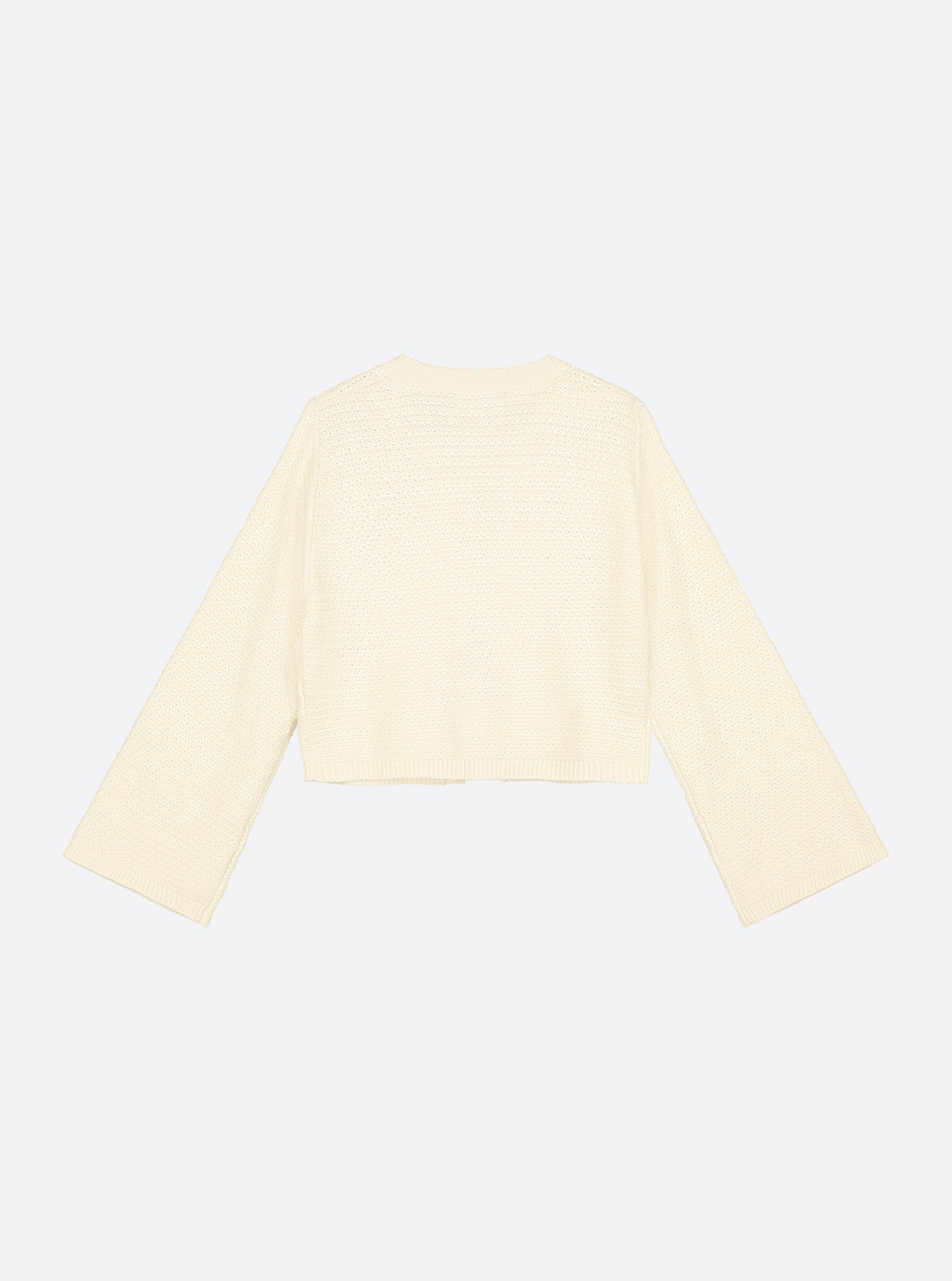 NOUS SOMMES LABELS | LILA LS TIE CARDIGAN - OFF WHITE