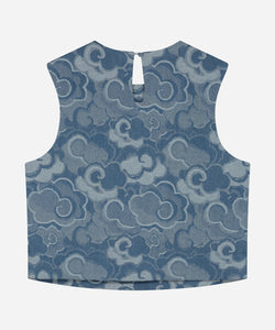 NOUS SOMMES LABELS | MIRA SL TOP - BLUE
