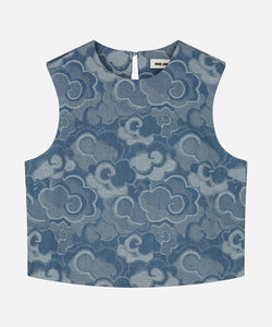 NOUS SOMMES LABELS | MIRA SL TOP - BLUE
